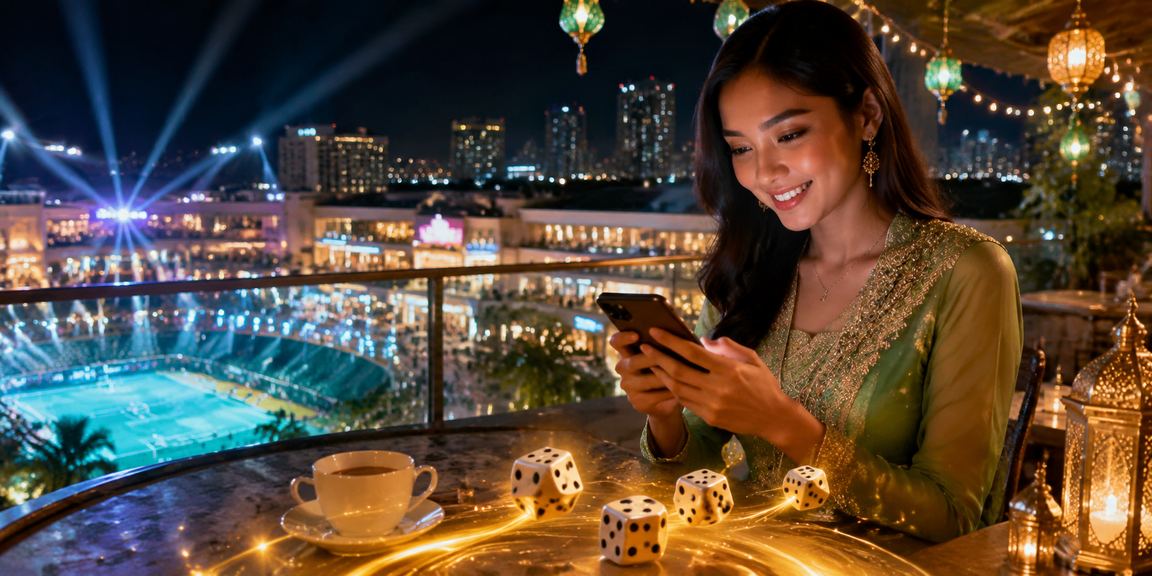 Permainan dadu dalam talian sempena Hari Raya di Johor Bahru
